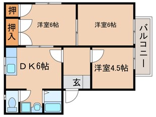 フレグランスM　B棟の物件間取画像